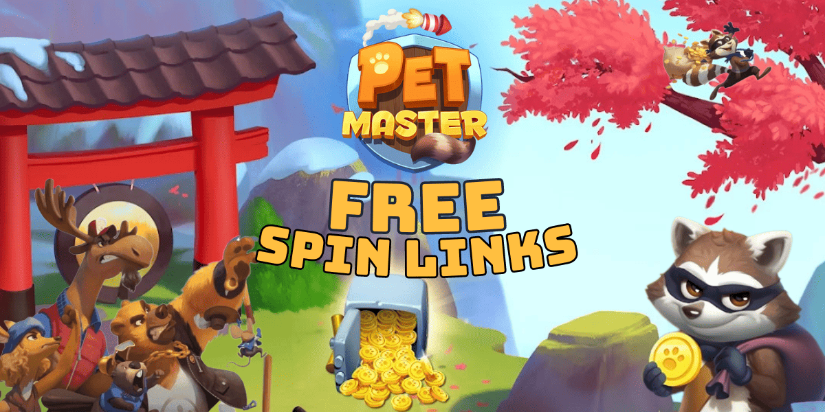 pet master free spins