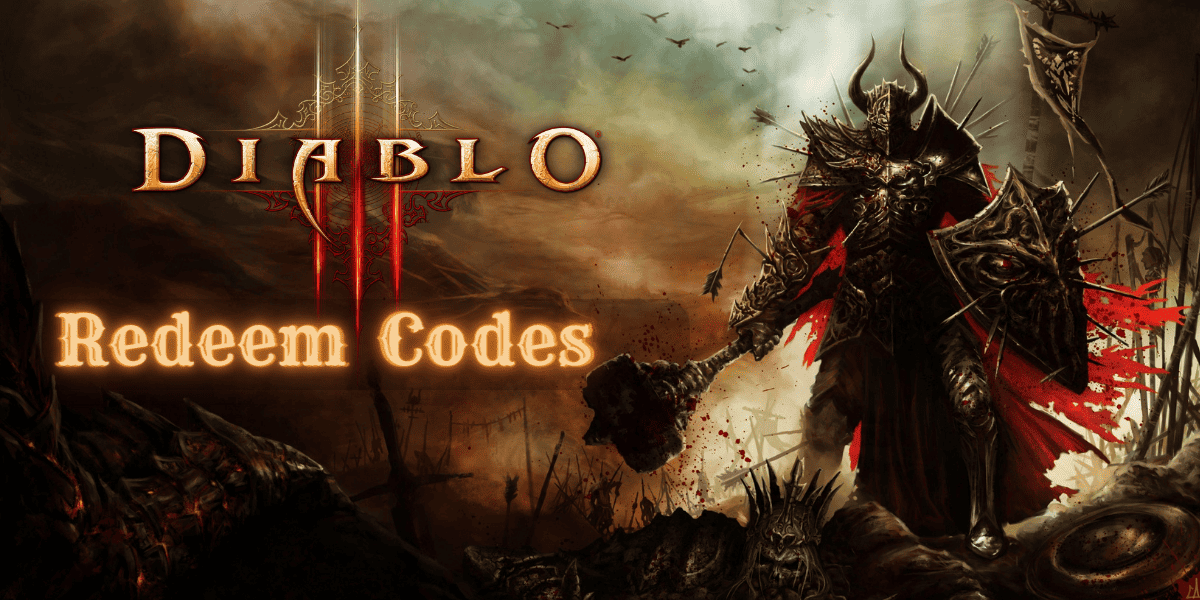 Diablo 3 redeem codes